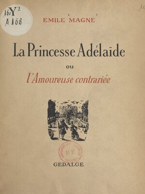 cover image of La princesse Adélaïde